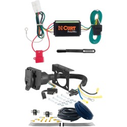 For 2019-2024 Subaru Ascent Trailer Wiring 7 Way Trailer Wiring Plug w/ Bracket Except Hybrid Curt For 2019-2024 Subaru Ascent Trailer Wiring 7 Way Trailer Wiring Plug w/ Bracket Except Hybrid Curt