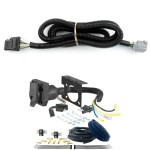 For 2016-2022 Lexus RX450h Trailer Wiring 7 Way Trailer Wiring Plug w/ Bracket Fits Models w/ factory tow package Curt For 2016-2022 Lexus RX450h Trailer Wiring 7 Way Trailer Wiring Plug w/ Bracket Fits Models w/ factory tow package Curt