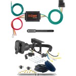 For 1991-1997 Toyota Land Cruiser Trailer Wiring 7 Way Trailer Wiring Plug w/ Bracket Fits All Models Curt For 1991-1997 Toyota Land Cruiser Trailer Wiring 7 Way Trailer Wiring Plug w/ Bracket Fits All Models Curt