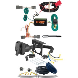 For Hyundai Santa Fe Sport Trailer Wiring 7 Pin Bracket w o OE Prep Curt TrailerJacks