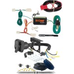 For 2014-2020 Mitsubishi Outlander Trailer Wiring 7 Way Trailer Wiring Plug w/ Bracket Fits All Models Curt