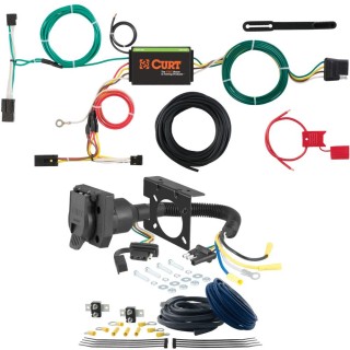 For 2013-2015 Chevy Captiva Sport Trailer Wiring 7 Way Trailer Wiring Plug w/ Bracket Fits All Models Curt For 2013-2015 Chevy Captiva Sport Trailer Wiring 7 Way Trailer Wiring Plug w/ Bracket Fits All Models Curt