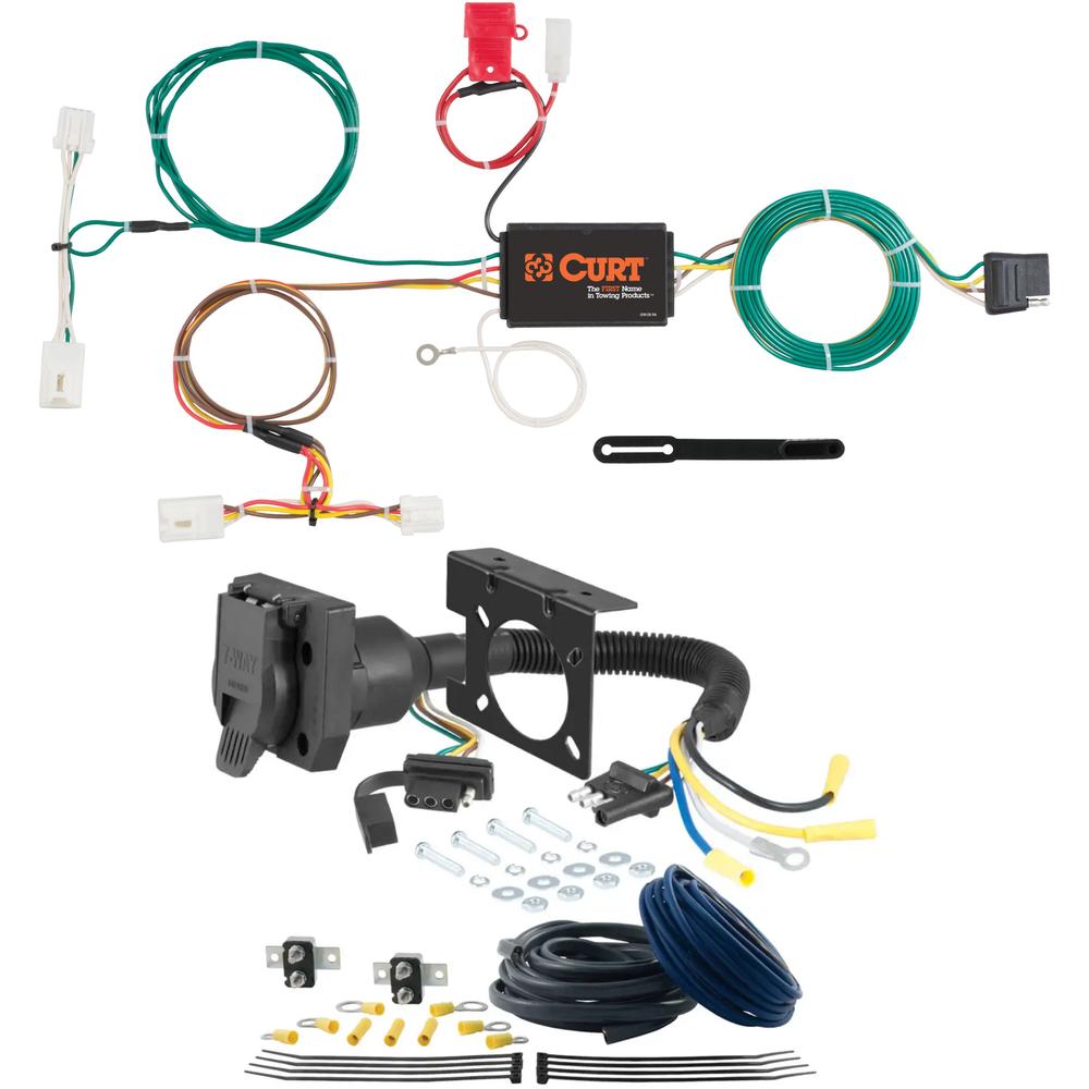 For 2015-2024 Nissan Murano Trailer Wiring 7 Way Trailer Wiring Plug w/ Bracket Fits All Models Curt For 2015-2024 Nissan Murano Trailer Wiring 7 Way Trailer Wiring Plug w/ Bracket Fits All Models Curt