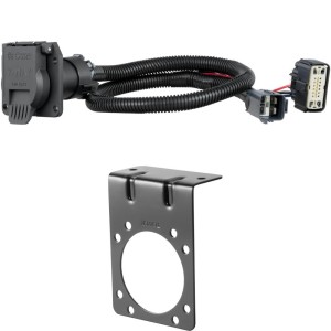 For 2020-2023 GMC Acadia Trailer Wiring 7 Way Trailer Wiring Plug w/ Bracket Fits All Models Curt