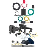 For 2008-2011 Ford Escape Trailer Wiring 7 Way Trailer Wiring Plug w/ Bracket Fits All Models Curt For 2008-2011 Ford Escape Trailer Wiring 7 Way Trailer Wiring Plug w/ Bracket Fits All Models Curt