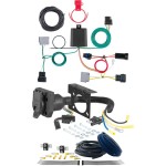 For 2011-2020 Dodge Journey Trailer Wiring 7 Way Trailer Wiring Plug w/ Bracket Fits Models w/ LED Taillights Curt For 2011-2020 Dodge Journey Trailer Wiring 7 Way Trailer Wiring Plug w/ Bracket Fits Models w/ LED Taillights Curt
