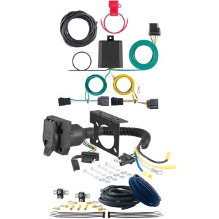 For 2008-2010 Chrysler Town & Country Trailer Wiring 7 Way Trailer Wiring Plug w/ Bracket Fits All Models Curt For 2008-2010 Chrysler Town & Country Trailer Wiring 7 Way Trailer Wiring Plug w/ Bracket Fits All Models Curt