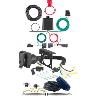 For 2008-2012 Jeep Liberty Trailer Wiring 7 Way Trailer Wiring Plug w/ Bracket Fits All Models Curt For 2008-2012 Jeep Liberty Trailer Wiring 7 Way Trailer Wiring Plug w/ Bracket Fits All Models Curt