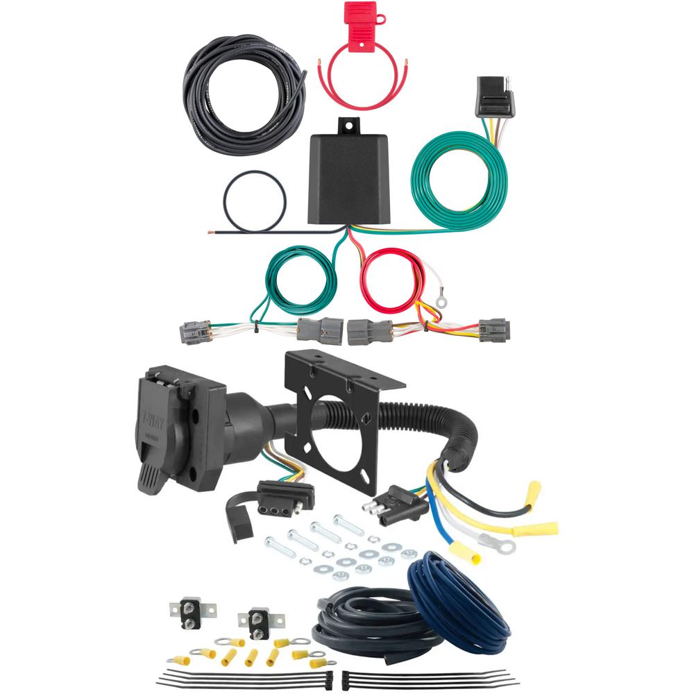 For 2010-2015 Hyundai Tucson Trailer Wiring 7 Way Trailer Wiring Plug w/ Bracket Fits All Models Curt For 2010-2015 Hyundai Tucson Trailer Wiring 7 Way Trailer Wiring Plug w/ Bracket Fits All Models Curt