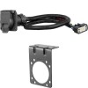 For 2024 Chevy Traverse Limited Trailer Wiring 7 Way Trailer Wiring Plug w/ Bracket Fits All Models Curt