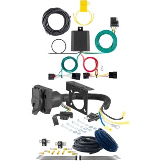 For 2021-2024 VW Atlas Trailer Wiring 7 Way Trailer Wiring Plug w/ Bracket Fits All Models Curt For 2021-2024 VW Atlas Trailer Wiring 7 Way Trailer Wiring Plug w/ Bracket Fits All Models Curt