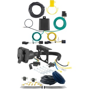 For 2022-2024 Hyundai Ioniq 5 Trailer Wiring 7 Way Trailer Wiring Plug w/ Bracket Fits All Models Curt