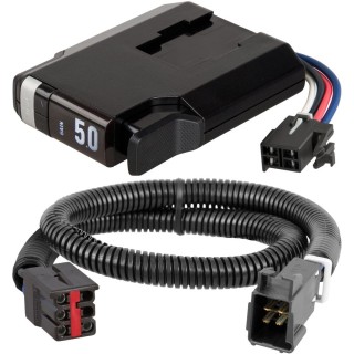 51146 - TriFlex NEXT Trailer Brake Controller Proportional Curt TriFlex Electric Trailer Brake Controller for Range Rover