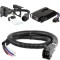 55774 - Dual-Output 7 & 4-Way Connector (Plugs into USCAR) Curt TriFlex NEXT Electric Trailer Brake Control with 7-Way Kit for GMC Acadia