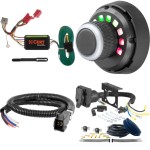 56161 - Custom Wiring Connector, 4-Way Flat Output (Plug & Play), Select Honda Odyssey Curt Spectrum Electric Trailer Brake Control with 7-Way Wiring Kit