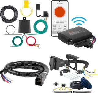 59236 - Multi-Function Taillight Converter Kit (Requires Splicing) Curt Echo Under-Dash Electric Trailer Brake Control Kit with Wiring for Lincoln Corsair
