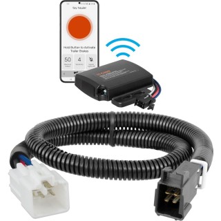 51190 - Echo Under-Dash Trailer Brake Controller, Bluetooth® Smartphone Connection Curt Echo under-dash brake control for 03-09 Toyota 4Runner