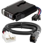 51146 - TriFlex NEXT Trailer Brake Controller Proportional Curt TriFlex NEXT Electric Trailer Brake Controller for Toyota Tacoma