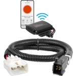 51190 - Echo Under-Dash Trailer Brake Controller, Bluetooth® Smartphone Connection Curt Echo Electric Trailer Brake Controller with Bluetooth for Tacoma