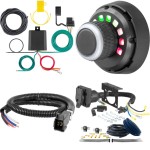 59236 - Multi-Function Taillight Converter Kit (Requires Splicing) Curt Spectrum Electric Trailer Brake Control Kit for Toyota 4Runner