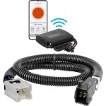 51190 - Echo Under-Dash Trailer Brake Controller, Bluetooth® Smartphone Connection Curt Echo Under-Dash Electric Trailer Brake Controller for Nissan Frontier