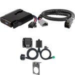 56518 - Custom Wiring Harness, 7-Way RV Blade Output (Plug & Play), Select Honda Pilot Curt Venturer electric trailer brake control with wiring kit for Honda Pilot.