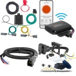 56477 - Custom Wiring Harness, 4-Way Flat Output (Plug & Play), Select Ford Maverick Curt Echo Trailer Brake Control for Ford Maverick with 7-Way Wiring