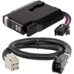 51146 - TriFlex NEXT Trailer Brake Controller Proportional Curt TriFlex NEXT Proportional Electric Trailer Brake Controller