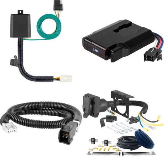 56494 - Custom Wiring Harness, 4-Way Flat Output, Fits Select Mazda CX-90 Curt Venturer Electric Trailer Brake Control Kit for Mazda CX-90