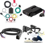 56505 - Custom Wiring Harness, 4-Way Flat Output, Select Kia Niro Curt Venturer Trailer Brake Control Kit compatible with KIA Niro EV