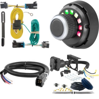 55540 - Custom Wiring, 4-Flat (Plug & Play), Select Chevy Express, GMC Savana 1500, 2500, 3500, 4500 Curt Spectrum Electric Trailer Brake Control and Wiring Kit