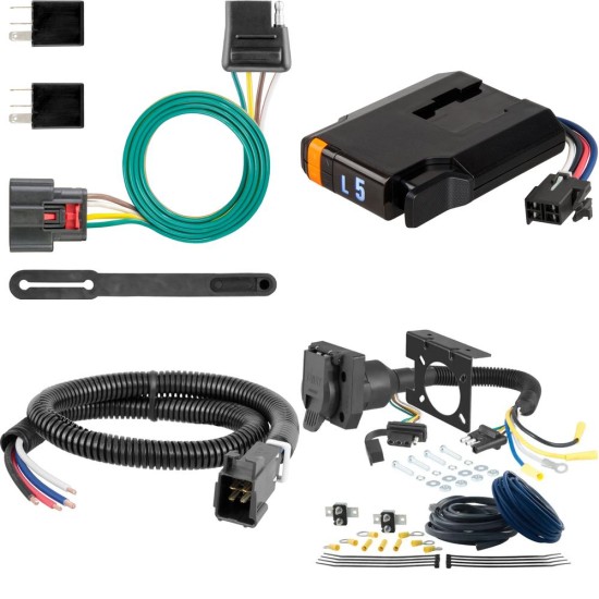 Curt Discovery Electric Trailer Brake Control and 7-Way Wiring Kit