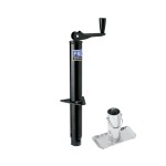 Pro Series Round 2,000 lbs. A-Frame Trailer Jack Topwind 14" Lift w/ Removable 6.2" Tall Footplate Pro Series Round 2,000 lbs. A-Frame Trailer Jack Topwind 14" Lift w/ Removable 6.2" Tall Footplate