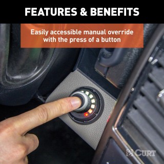 51170 - Spectrum Integrated Proportional Trailer Brake Controller Curt Spectrum Electric Trailer Brake Control for 17-23 Tesla 3