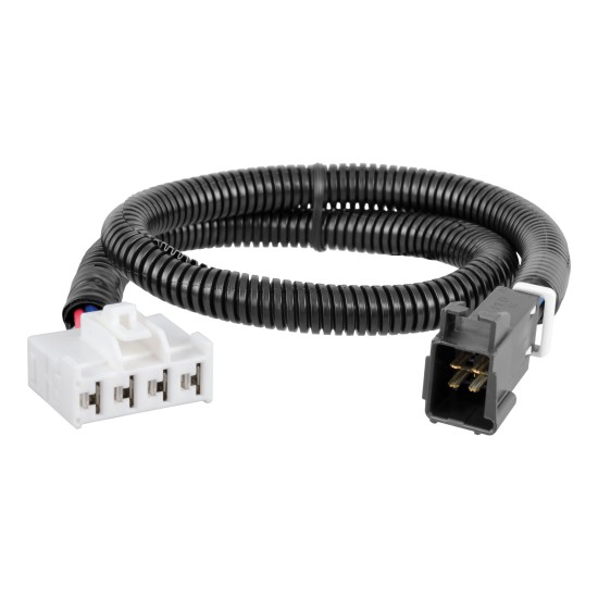 56229 - Replacement USCAR Socket with 24" Wires (Hardwire into OEM Cluster Harness) Curt Spectrum electric trailer brake control with 7-way wiring kit for Dodge Ram.