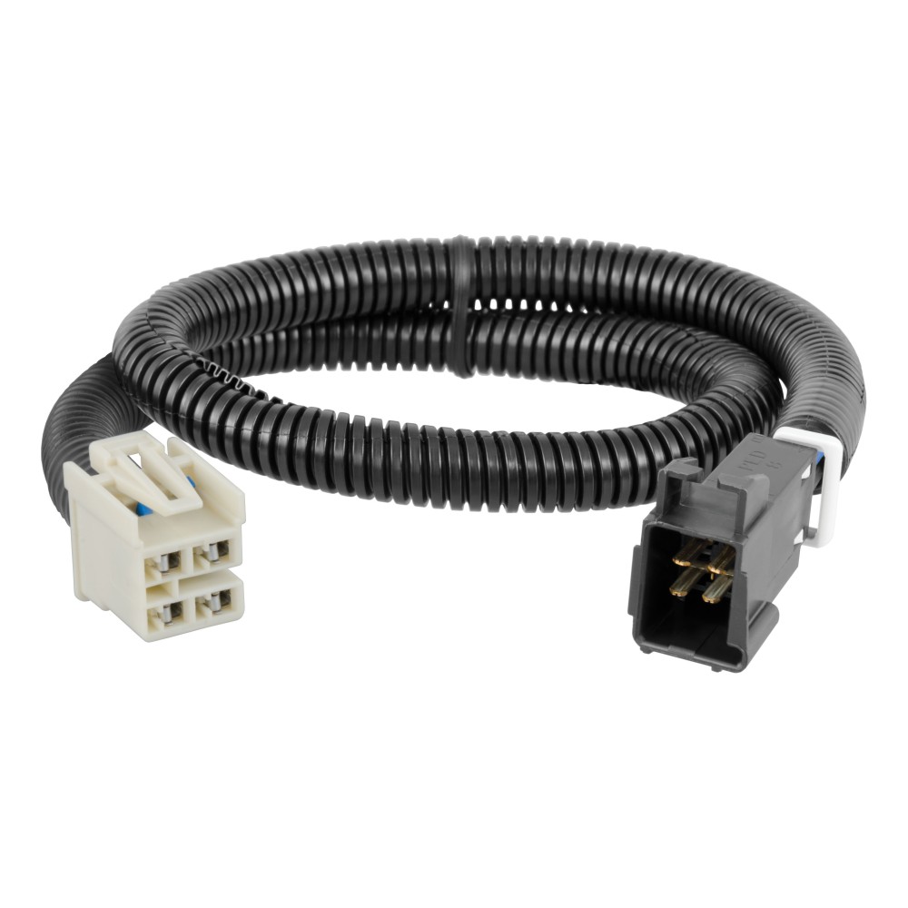 55774 - Dual-Output 7 & 4-Way Connector (Plugs into USCAR) Curt TriFlex NEXT Trailer Brake Control with Wiring Kit for Chevy GMC