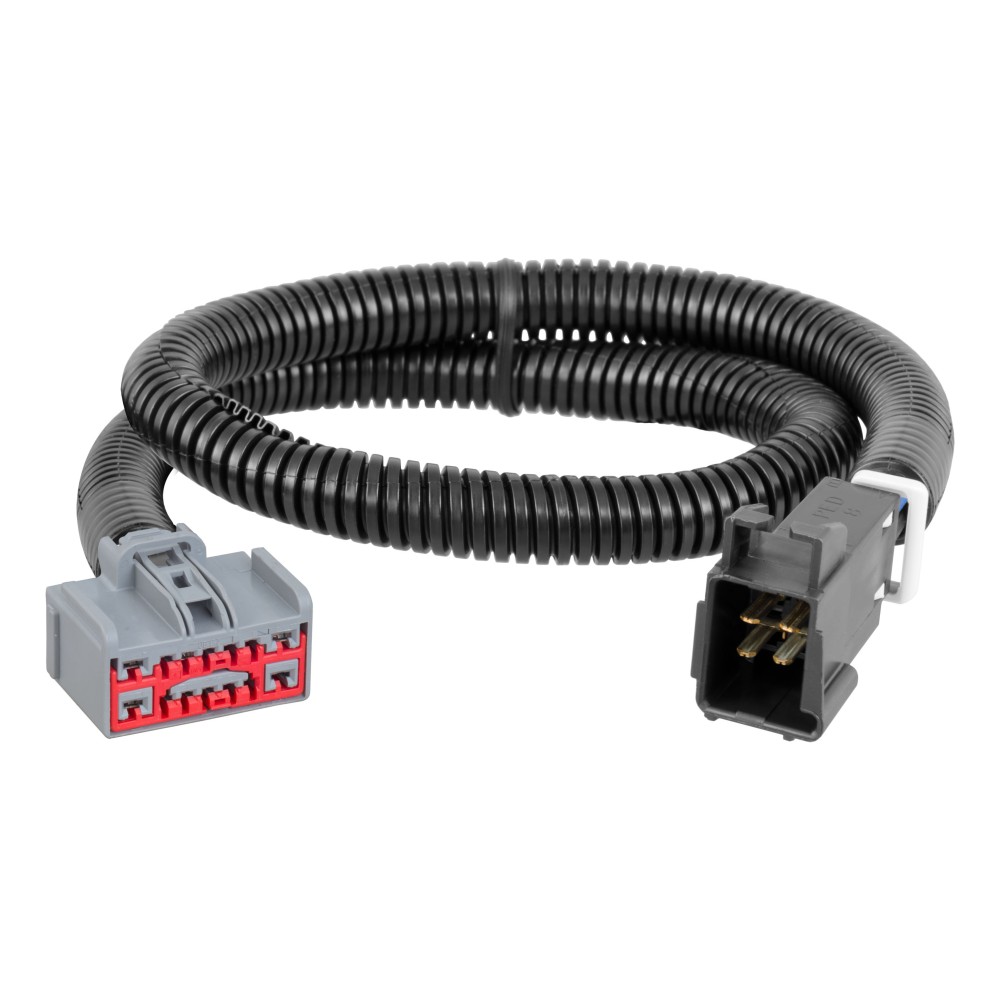 55774 - Dual-Output 7 & 4-Way Connector (Plugs into USCAR) Curt TriFlex brake controller and 7-way wiring kit for Chevrolet and GMC trucks
