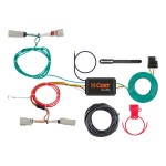 56298 - Custom Wiring Harness, 4-Way Flat Output (Plug & Play), Select Lincoln MKX Curt TriFlex NEXT Electric Trailer Brake Controller and Wiring Kit for Lincoln MKX