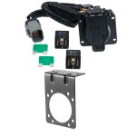 56518 - Custom Wiring Harness, 7-Way RV Blade Output (Plug & Play), Select Honda Pilot Curt Spectrum Electric Trailer Brake Control with 7-Way Kit for Honda Pilot