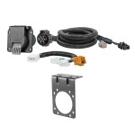 56518 - Custom Wiring Harness, 7-Way RV Blade Output (Plug & Play), Select Honda Pilot Curt Spectrum Electric Trailer Brake Control with 7-Way Kit for Honda Pilot