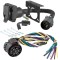 55774 - Dual-Output 7 & 4-Way Connector (Plugs into USCAR) Curt TriFlex NEXT Electric Trailer Brake Control with 7-Way Kit for GMC Acadia