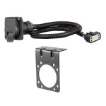 56518 - Custom Wiring Harness, 7-Way RV Blade Output (Plug & Play), Select Honda Pilot Curt Spectrum Electric Trailer Brake Control with 7-Way Kit for Honda Pilot