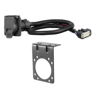 56518 - Custom Wiring Harness, 7-Way RV Blade Output (Plug & Play), Select Honda Pilot Curt Spectrum Electric Trailer Brake Control with 7-Way Kit for Honda Pilot