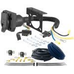 56327 - Custom Wiring Harness, 4-Way Flat Output (Plug & Play), Select Ford Transit-150, 250, 350, HD Curt electric trailer brake controller and wiring kit for Ford Transit