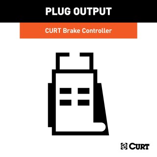 51146 - TriFlex NEXT Trailer Brake Controller Proportional Curt TriFlex NEXT Electric Trailer Brake Controller for Honda EVs