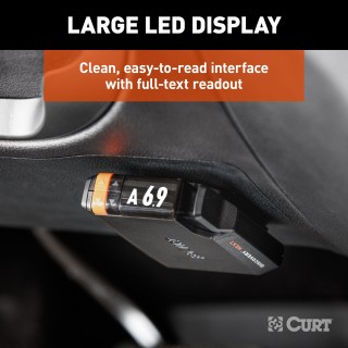 51126 - Discovery NEXT Trailer Brake Controller Time-Delay Curt Discovery electric trailer brake controller for Dodge Ram