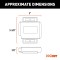 51190 - Echo Under-Dash Trailer Brake Controller, Bluetooth® Smartphone Connection Curt Echo Electric Trailer Brake Control for Toyota Tacoma