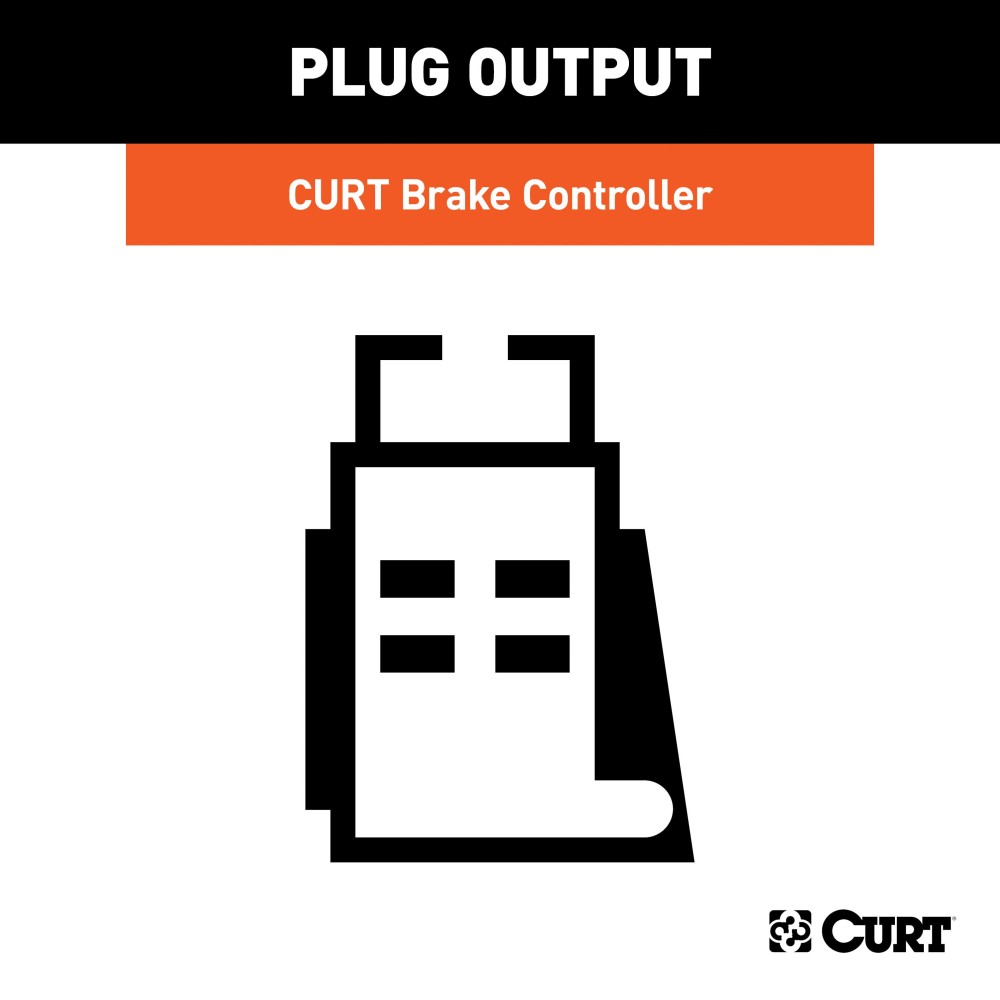 51146 - TriFlex NEXT Trailer Brake Controller Proportional Curt TriFlex NEXT Electric Trailer Brake Controller for Honda EVs