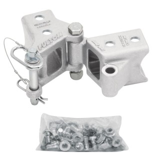 HDPB230101 Fulton Fold-Away Trailer Coupler Swing-Away Hinge Kit Bolt On 5000 lbs. Capacity 2 inch x 3 inch Fulton 2" x 3" Bolt-On Trailer Hinge Kit Fold-Away Coupler 5,000 lbs Tongue Frame