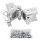 HDPB230101 Fulton Fold-Away Trailer Coupler Swing-Away Hinge Kit Bolt On 5000 lbs. Capacity 2 inch x 3 inch Fulton 2" x 3" Bolt-On Trailer Hinge Kit Fold-Away Coupler 5,000 lbs Tongue Frame